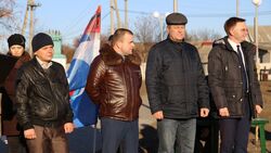 Белгородские власти открыли благоустроенную дворовую территорию и сквер в Стрелецком