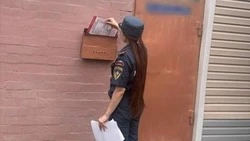 Белгородские спасатели проводят профилактическую работу в жилом секторе