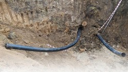Рабочие заменили две нити водопровода в посёлке Красный Октябрь Белгородского района