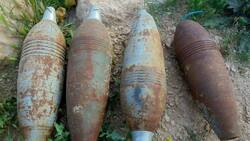 Сотрудники МЧС обнаружили 8 снарядов времён войны в Белгородской области