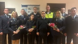 Торжественное мероприятие прошло в ОМВД России по Белгородскому району в День воинской славы России