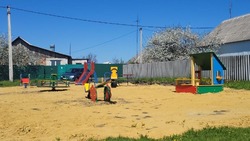 Новая детская площадка появилась в Октябрьском Белгородского района