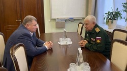 Владимир Перцев встретился с председателем Совета ветеранов Вячеславом Круглецким