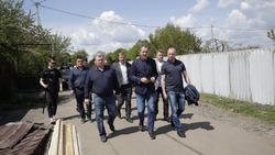 Вячеслав Гладков и Владимир Перцев посетили село Солохи Белгородского района
