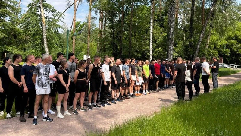 Командный забег в рамках Спартакиады «Здоровье» состоялся в Белгороде