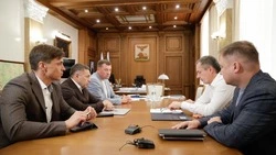 Вячеслав Гладков встретился с председателем Центрально-Чернозёмного банка Сбербанка
