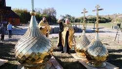 Освящение куполов прошло в Белгородском районе