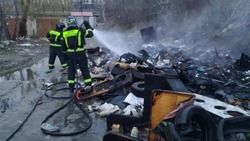 Белгородские спасатели зарегистрировали 44 случая загорания сухой растительности и мусора