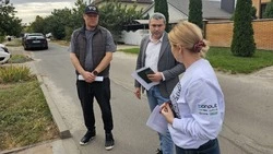 Министр строительства области Оксана Козлитина побывала с рабочим визитом в Белгородском районе