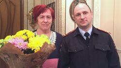 Главный полицейский Белгородского района навестил вдову погибшего коллеги