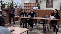 Сотрудники ОМВД России по Белгородскому району провели встречу в рамках акции «Студенческий десант»
