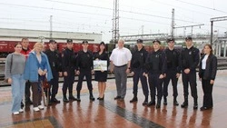 Курсанты БелЮИ МВД познакомились с работой транспортной полиции