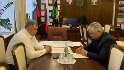 Владимир Перцев встретился с председателем общественной палаты Белгородского района