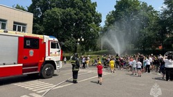 Спасатели провели День безопасности для отдыхающих в школьном лагере в Белгороде