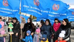 Белгородки приняли участие в праздничном автопробеге