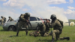 Учебно-полевой выход курсантов ВПК прошёл в Белгородском районе