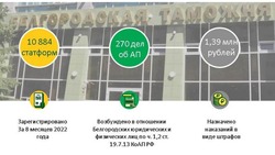 Белгородские таможенные службы - о статистике нарушений за восемь месяцев 2022 года