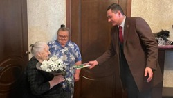 Жительница Новосадового Белгородского района отметила 90-летний юбилей