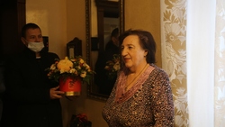 Жительница Комсомольского Белгородского района отметила 80-летний юбилей