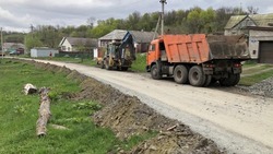 Ремонт двух автомобильных дорог вскоре завершится в селе Долбино Белгородского района