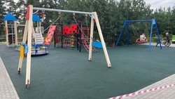 Благоустройство детской площадки завершилось в микрорайоне Таврово-6