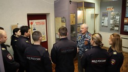 Сотрудники ППС Белгородского района побывали на экскурсии в музее УМВД