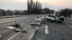 Водитель протаранил ЛЭП в Белгородском районе