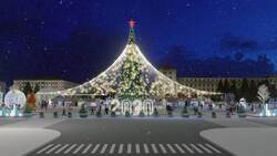 Стилизованный шатёр украсит главную новогоднюю ёлку Белгорода