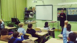Госавтоинспекторы Белгородского района напомнили школьникам о безопасности на дорогах