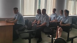 Начальник ОМВД провёл встречу с выпускниками Белгородского юридического института МВД России