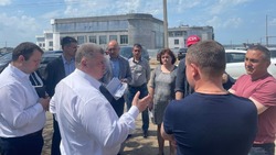 Владимир Перцев проверил строительство школы в микрорайоне Таврово-4