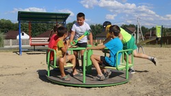 Новая детская площадка появилась в селе Стрелецкое Белгородского района