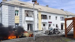 Снаряд разорвался рядом с многоквартирным домом в Шебекино