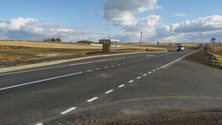 Специалисты использовали резиновую крошку при ремонте дороги Крым - Ясные Зори - Архангельское