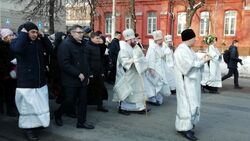 Белгородцы прошли Крестным ходом на Рождество
