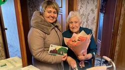 Жительница посёлка Северный Белгородского района отметила 95-летний юбилей