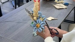 Творческий мастер-класс «Осенняя сказка» прошёл в Штабе общественной поддержки Белгородской области