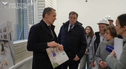 Вячеслав Гладков посетил стройплощадку школы «Большая медведица» в Северном