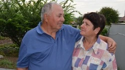 Семейная пара из Белгородского района отмечает золотую свадьбу