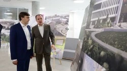 Вячеслав Гладков вместе с министром просвещения Сергеем Кравцовым посетили «Большую медведицу»