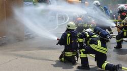 Белгородские пожарные ликвидировали возгорание в Разумном