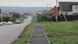 Новый тротуар появился в посёлке Северный Белгородского района