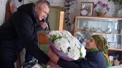 Коренная жительница села Хохлово Белгородского района отметила юбилей