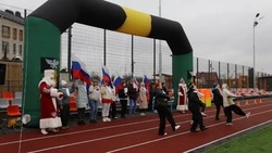 Новый школьный стадион открылся в Репном