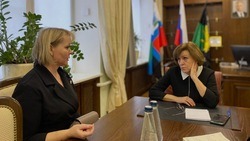 Анна Куташова провела встречу с руководителем волонтёрской группы из Пушкарного