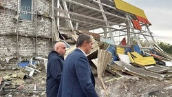 Вячеслав Гладков выехал на место удара ВСУ в посёлке Маслова Пристань