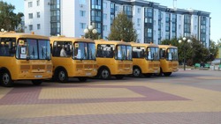Десять новых школьных автобусов пополнили автопарк Белгородского района