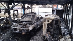 Белгородские спасатели ликвидировали пожар в гараже в Волоконовке