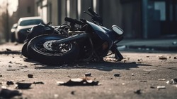 Житель Белгородского района сбил мотоциклиста