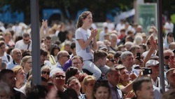 Более 5 тыс. гостей уже прибыли на Прохоровское поле на бесплатном транспорте